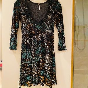 Free people floral print dress